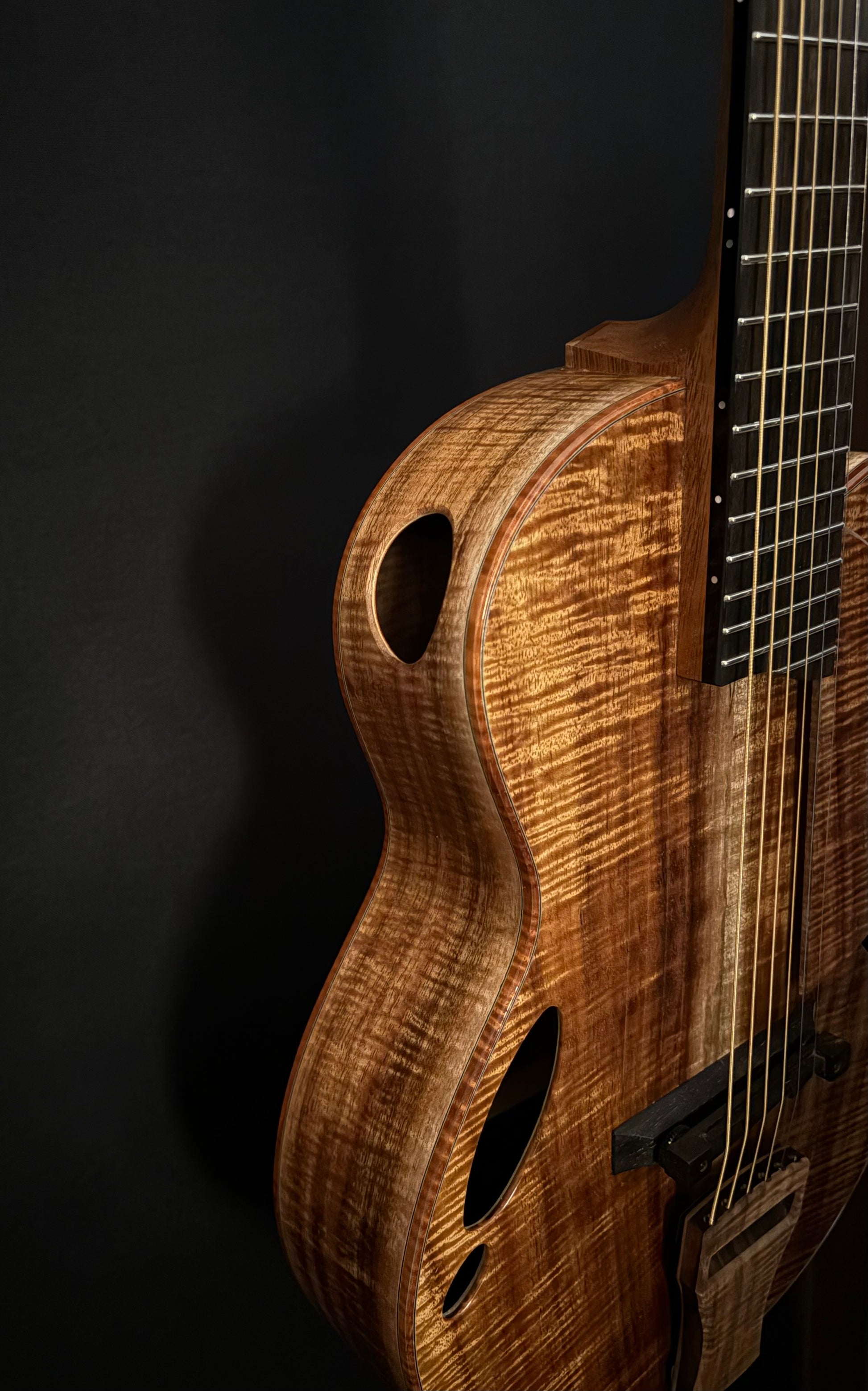 【Nishihara Guitars】Koa memories Model スモールサイズ　オーバルホールギター