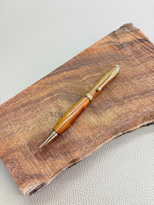 Koa pen with gold 04