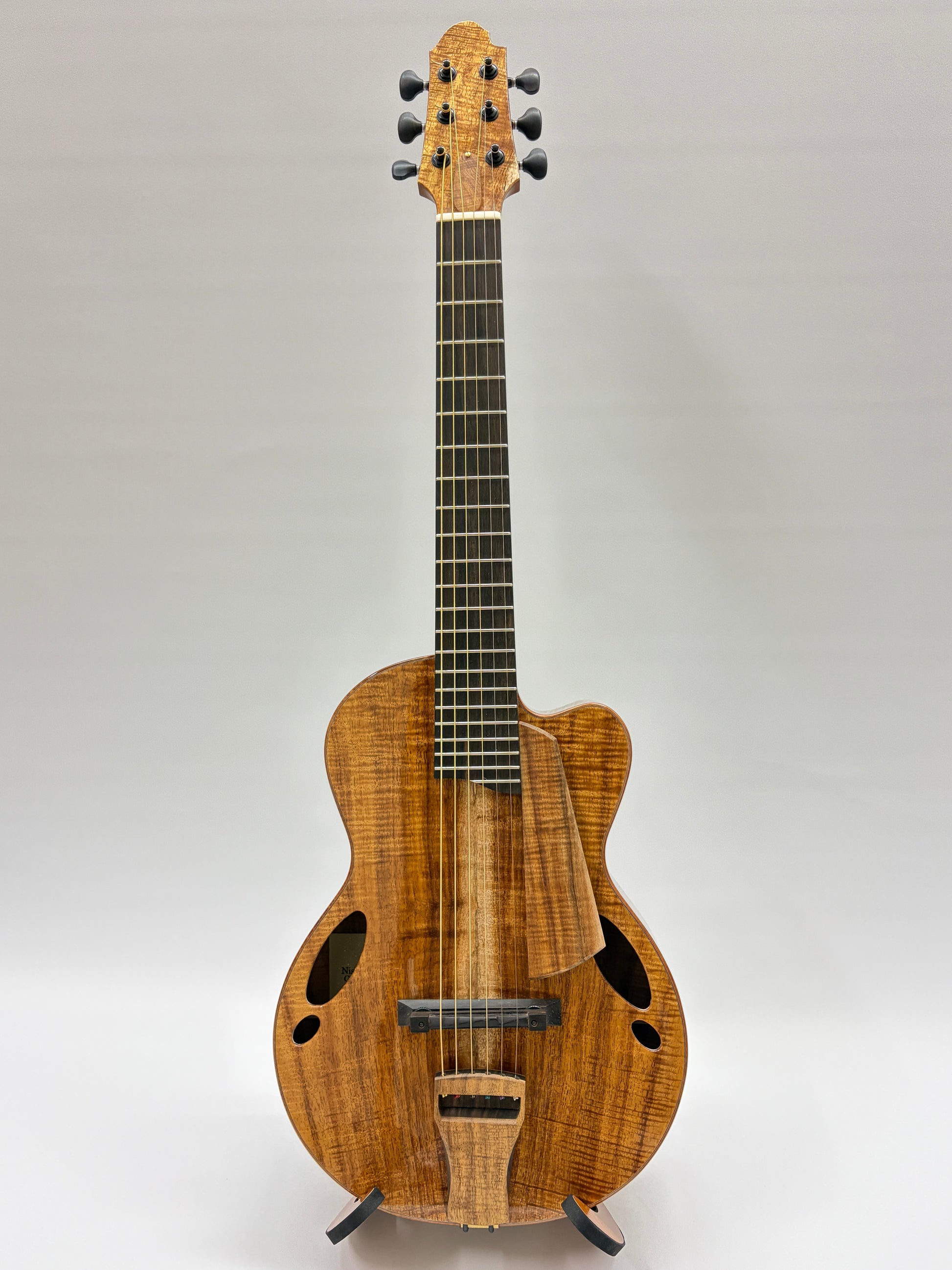 【Nishihara Guitars】Koa memories Model スモールサイズ　オーバルホールギター